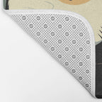Hidden cat 36 yin yang balance Bath Mat Gallery Image 2