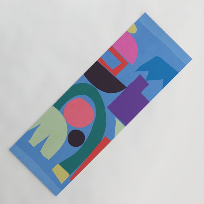 Abstract Shapes Modern Art 3 Yoga Mat Gallery Image 1
