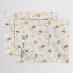 Retro Cocktails Placemat Gallery Image 1