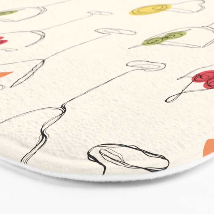 Retro Cocktails Bath Mat Gallery Image 3