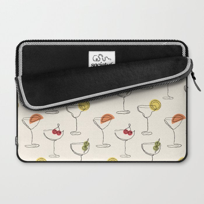 Retro Cocktails Laptop Sleeve Gallery Image 2