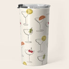 Retro Cocktails Travel Mug Gallery Image 3