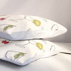 Retro Cocktails Pillow Sham Gallery Image 3