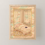 Bed in the Clouds Mini Art Print Gallery Image 1