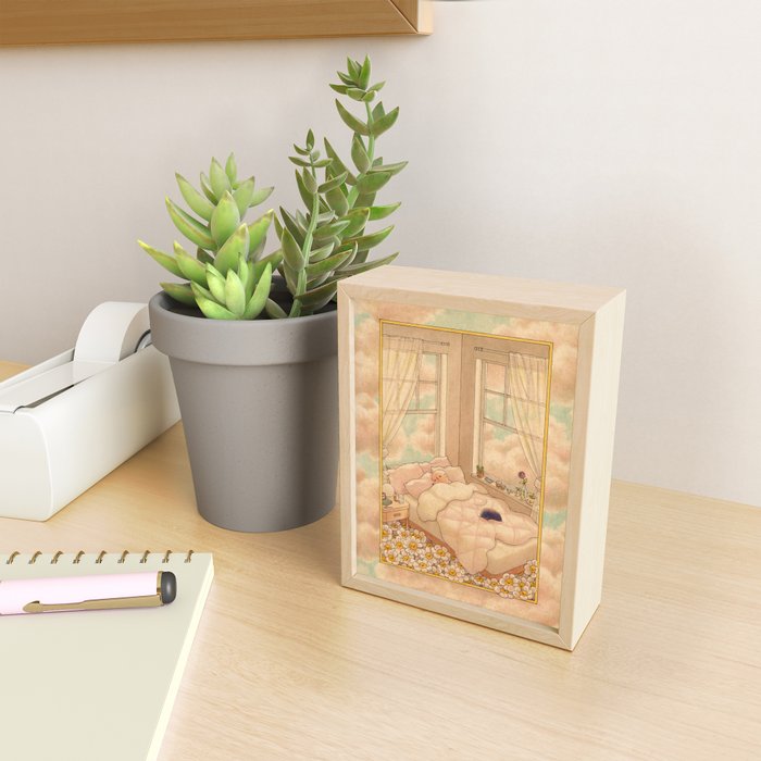 Bed in the Clouds Mini Art Print Gallery Image 2