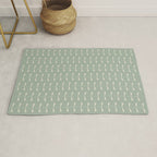 Dragonfly Pattern V Sage Green Rug Gallery Image 1