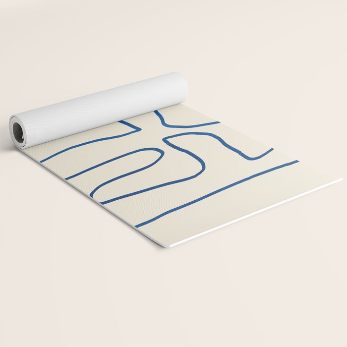 Abstract line art 16 Yoga Mat Gallery Image 2