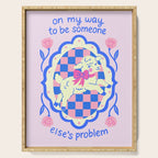 On My Way to Be Someone Else's Problem Serving Tray Gallery Image 1
