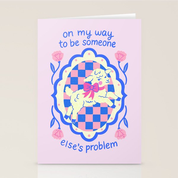 On My Way to Be Someone Else's Problem Stationery Card Gallery Image 2