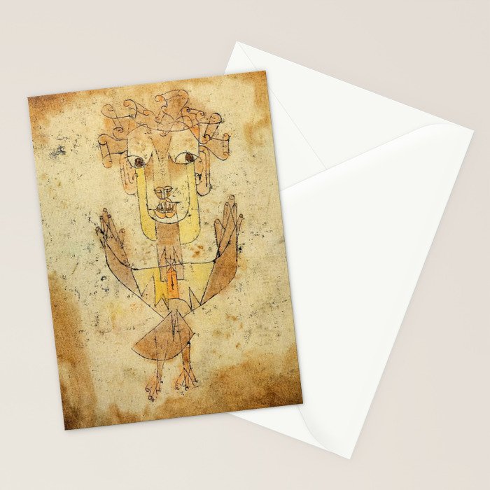  Paul Klee Angelus Novus 1920 Stationery Card Gallery Image 2