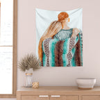 You Are My Sun, My Moon & All My Stars #painting #illustration Wall Tapestry Gallery Image 2
