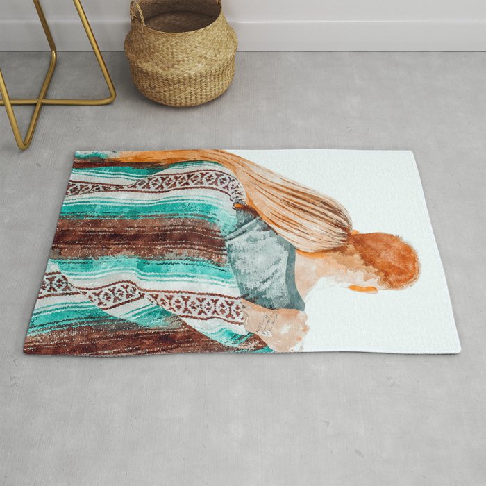 You Are My Sun, My Moon & All My Stars #painting #illustration Rug Gallery Image 1
