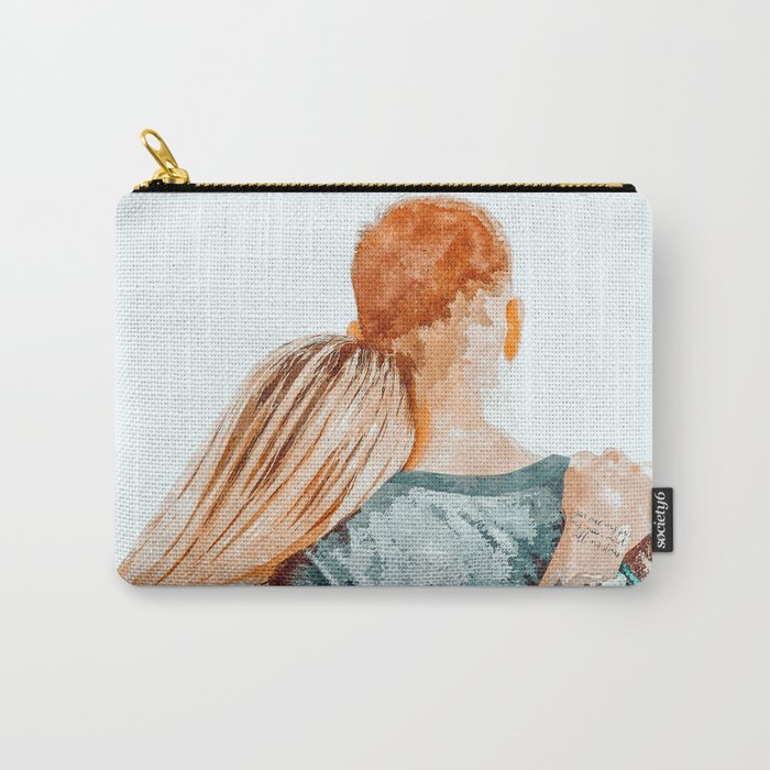You Are My Sun, My Moon & All My Stars #painting #illustration Carry All Pouch Gallery Image 1