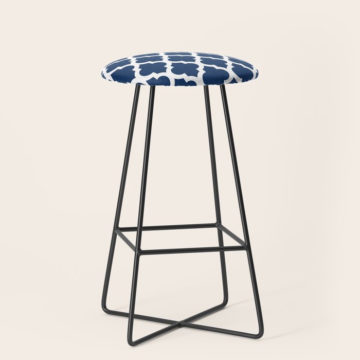 Moroccan Quatrefoil Pattern 726 Stool Gallery Image 1