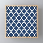Moroccan Quatrefoil Pattern 726 Mini Art Print Gallery Image 1