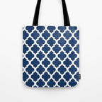 Moroccan Quatrefoil Pattern 726 Tote Bag Gallery Image 1