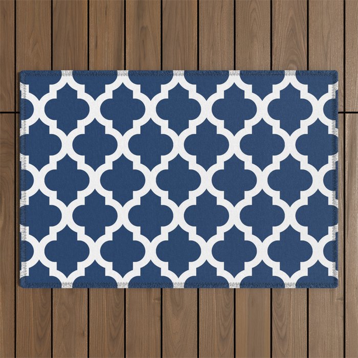 Moroccan Quatrefoil Pattern 726 Outdoor Rug Gallery Image 1