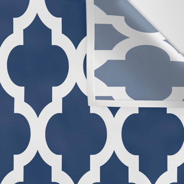 Moroccan Quatrefoil Pattern 726 Wall Tapestry Gallery Image 3