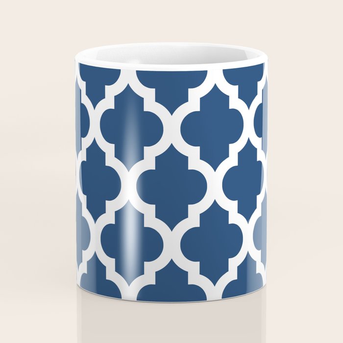 Moroccan Quatrefoil Pattern 726 Coffee Mug Gallery Image 4