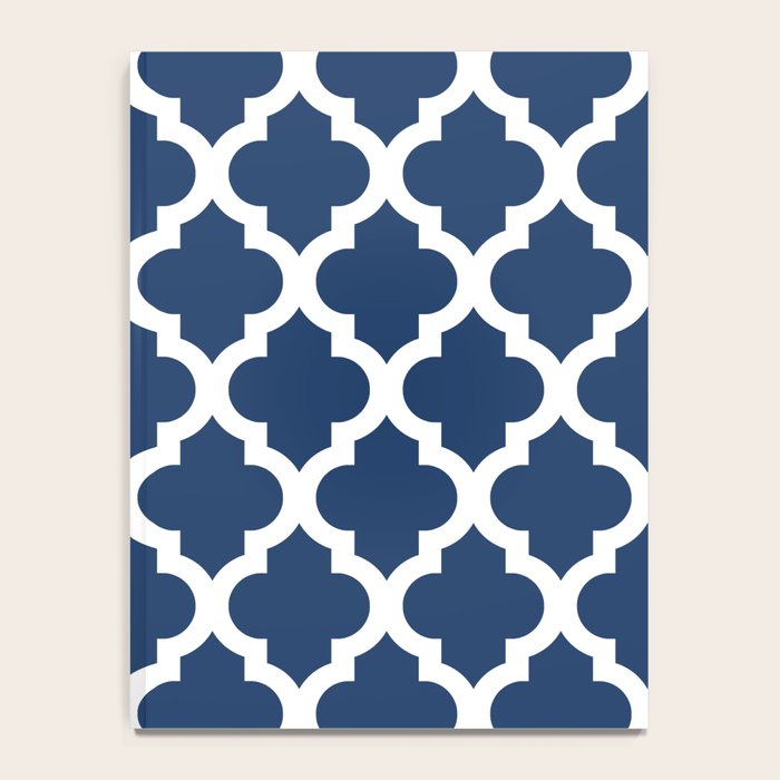 Moroccan Quatrefoil Pattern 726 Notebook Gallery Image 4