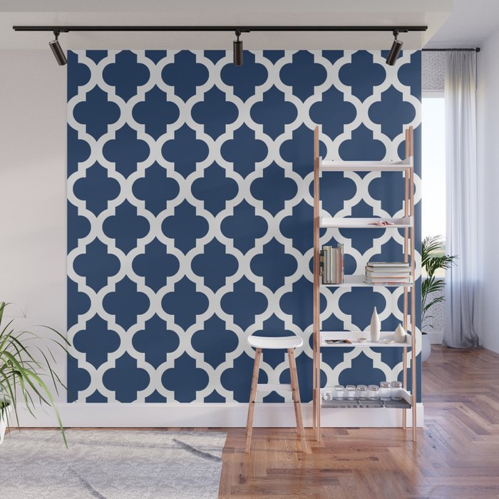 Moroccan Quatrefoil Pattern 726 Wall Mural Gallery Image 1