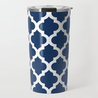 Moroccan Quatrefoil Pattern 726 Travel Mug Gallery Image 1