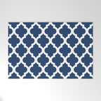 Moroccan Quatrefoil Pattern 726 Welcome Mat Gallery Image 1