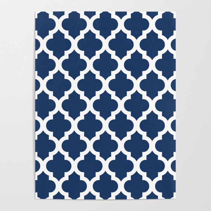 Moroccan Quatrefoil Pattern 726 Poster Gallery Image 4