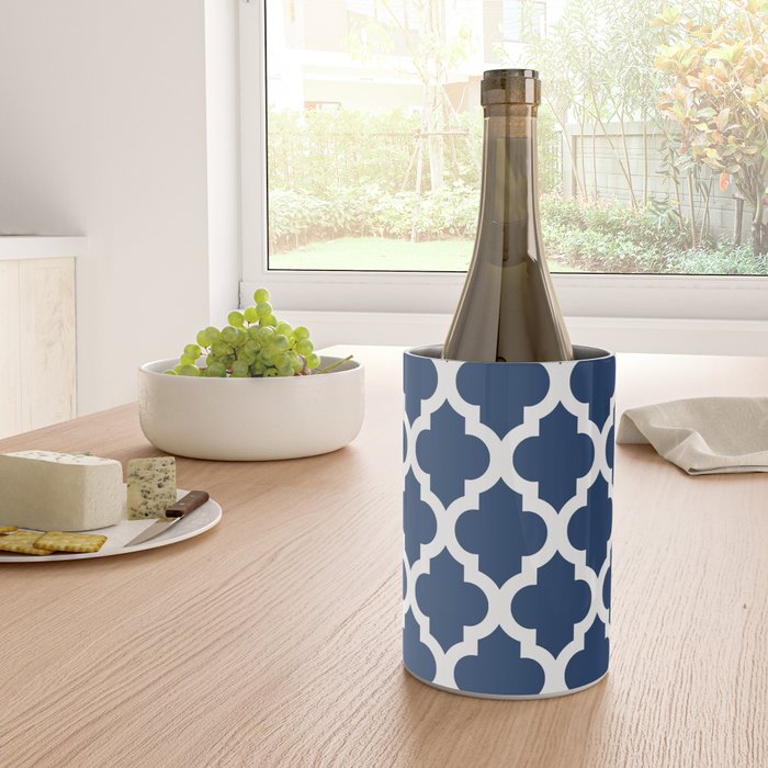 Moroccan Quatrefoil Pattern 726 Wine Chiller Gallery Image 4