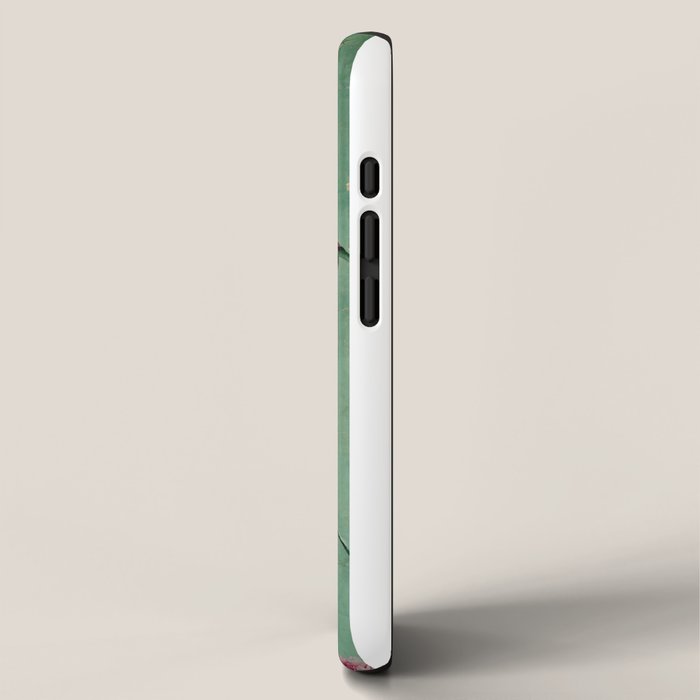 Antique 18th Century Blooming Camellia Garden Botanical iPhone Case Gallery Image 2