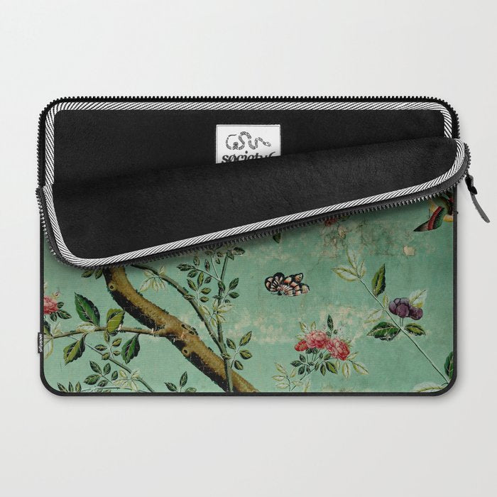 Antique 18th Century Blooming Camellia Garden Botanical Laptop Sleeve Gallery Image 2