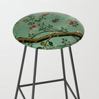 Antique 18th Century Blooming Camellia Garden Botanical Stool Gallery Image 2