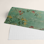 Antique 18th Century Blooming Camellia Garden Botanical Wrapping Paper Gallery Image 2