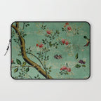 Antique 18th Century Blooming Camellia Garden Botanical Laptop Sleeve Gallery Image 1