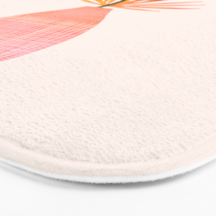 Simple Modern Tropical Bouquet Bath Mat Gallery Image 3