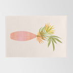 Simple Modern Tropical Bouquet Rug Gallery Image 2