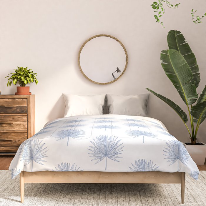 Palmetto Print - Blue Comforter Gallery Image 3