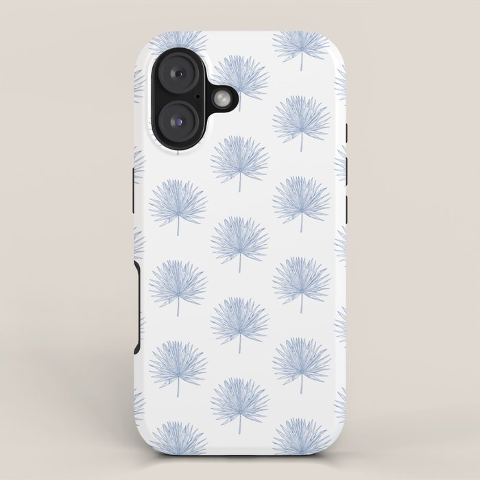 Palmetto Print - Blue iPhone Case Gallery Image 1
