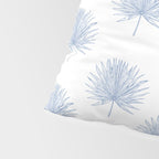 Palmetto Print - Blue Pillow Sham Gallery Image 4