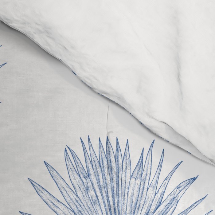 Palmetto Print - Blue Comforter Gallery Image 4