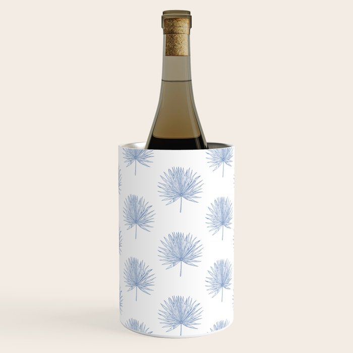 Palmetto Print - Blue Wine Chiller Gallery Image 2