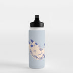 Purrcelin Cat Butt - Charming Delft Pottery Kitty Water Bottle Gallery Image 3