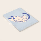 Purrcelin Cat Butt - Charming Delft Pottery Kitty Notebook Gallery Image 3