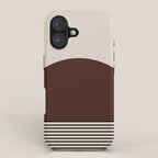 Sunrise Sunset III - Deep Red iPhone Case Gallery Image 1