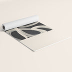 Black and White  Abstract Line Art  2 Yoga Mat Gallery Image 2