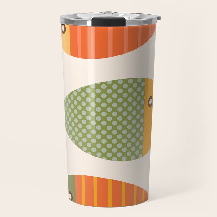 Geometrical Fish Travel Mug Gallery Image 1