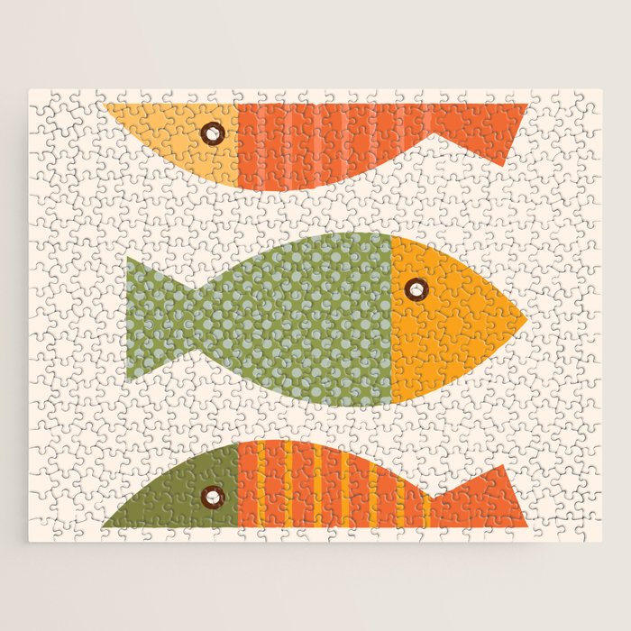 Geometrical Fish Jigsaw Puzzle Gallery Image 1