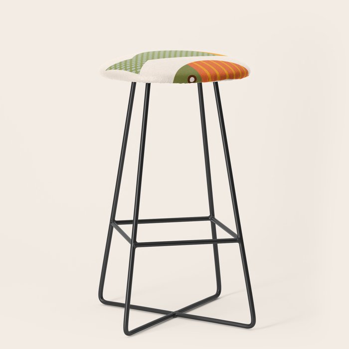 Geometrical Fish Stool Gallery Image 1