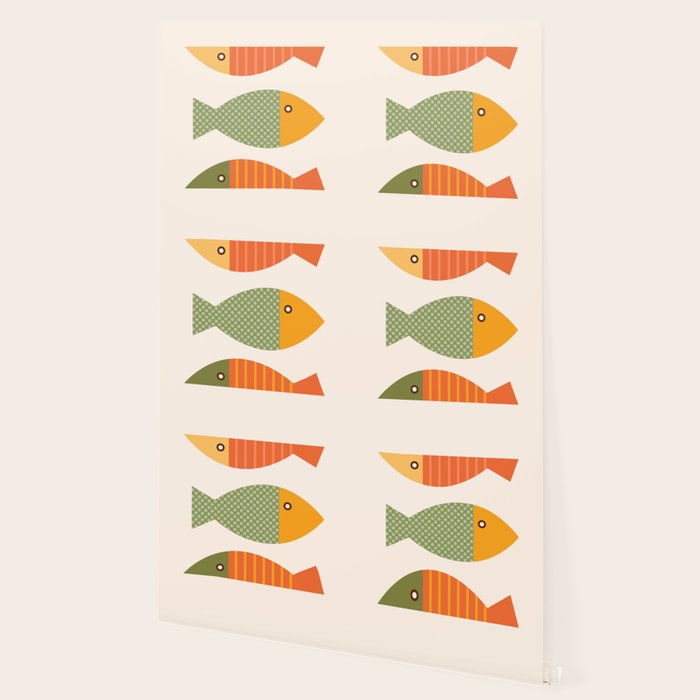 Geometrical Fish Wallpaper Gallery Image 2