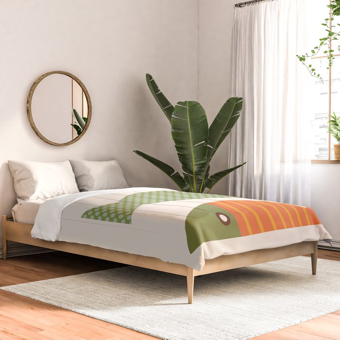 Geometrical Fish Comforter Gallery Image 2